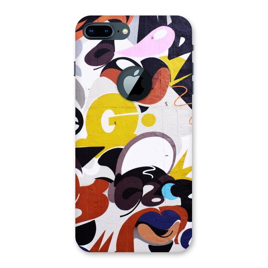 Graffiti Wall Back Case for iPhone 7 Plus Logo Cut
