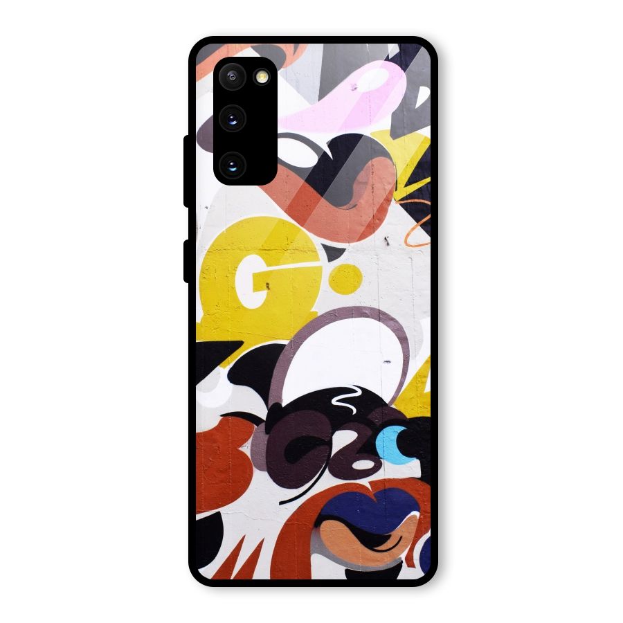 Graffiti Wall Glass Back Case for Galaxy S20 FE 5G