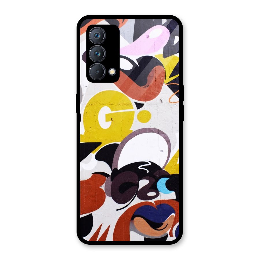 Graffiti Wall Glass Back Case for Realme GT Master Edition