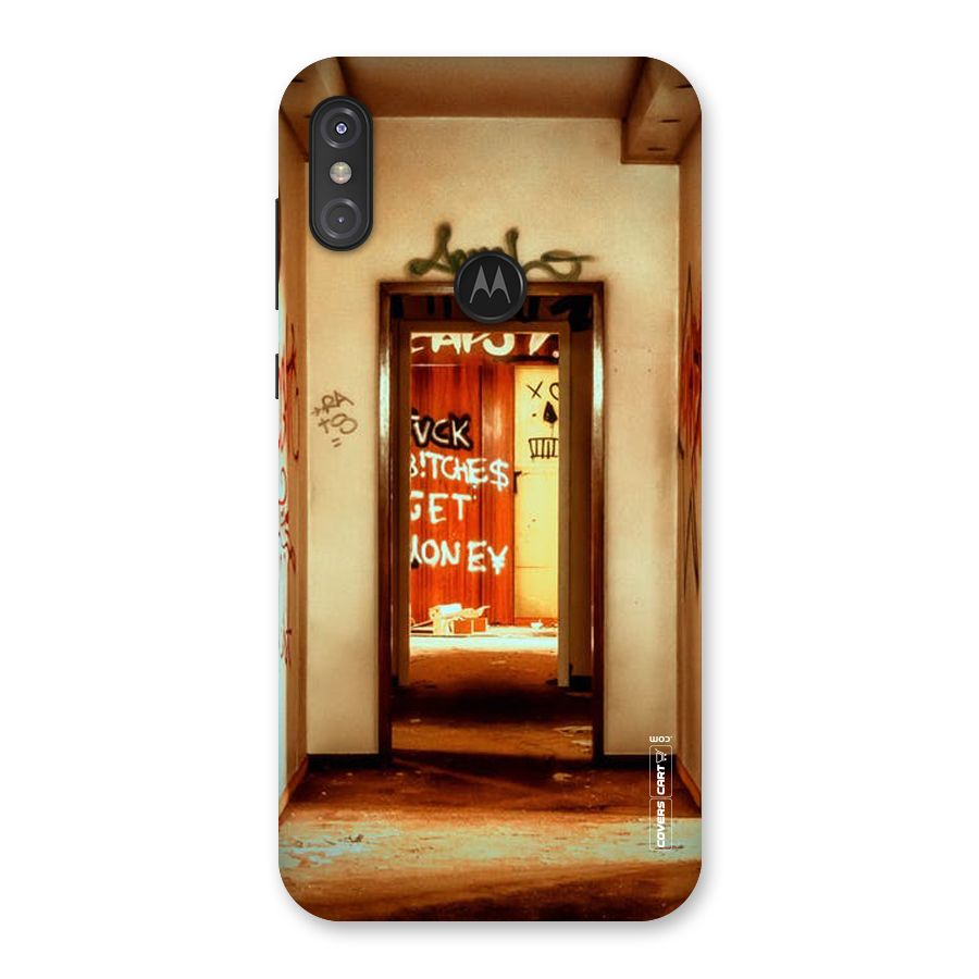 Grafitty Door Back Case for Motorola One Power