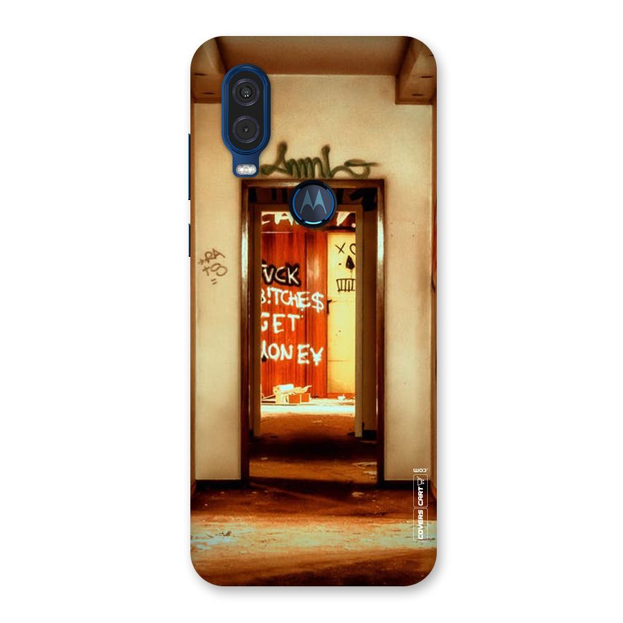 Grafitty Door Back Case for Motorola One Vision