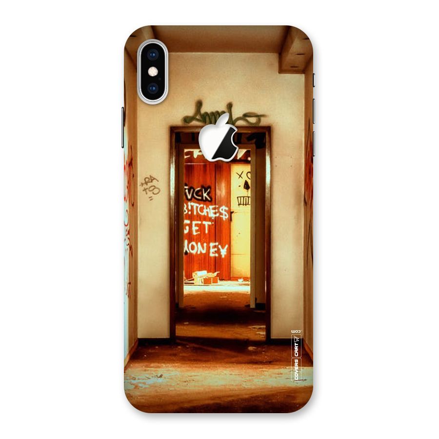 Grafitty Door Back Case for iPhone XS Max Apple Cut