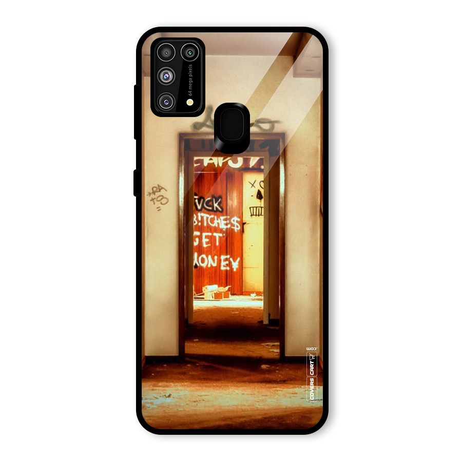 Grafitty Door Glass Back Case for Galaxy F41