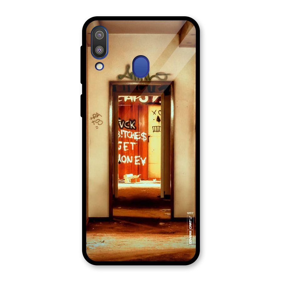 Grafitty Door Glass Back Case for Galaxy M20