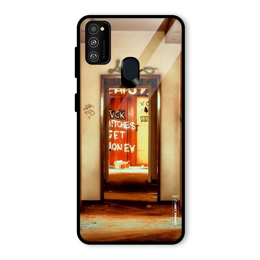 Grafitty Door Glass Back Case for Galaxy M30s
