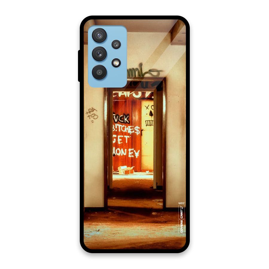 Grafitty Door Glass Back Case for Galaxy M32 5G