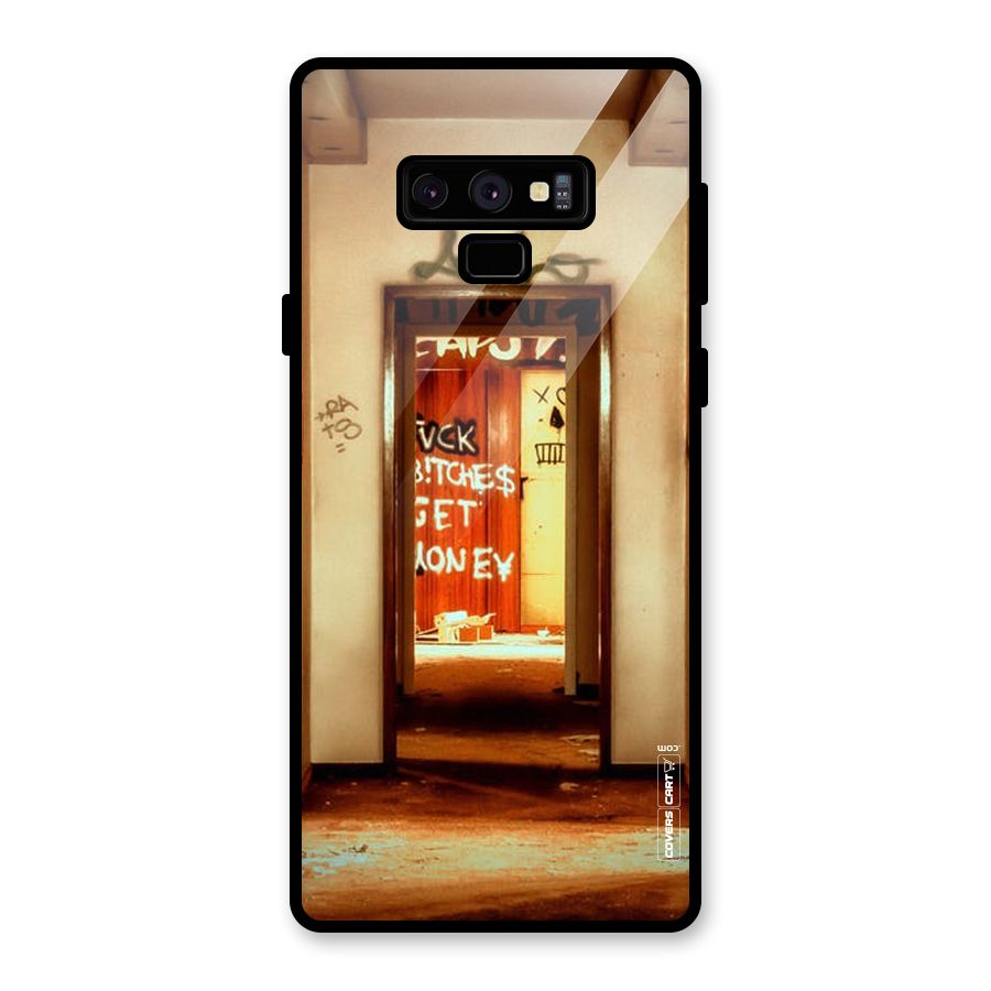 Grafitty Door Glass Back Case for Galaxy Note 9