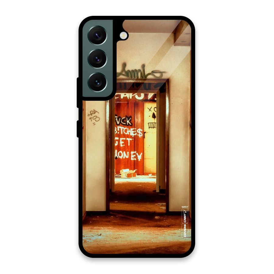 Grafitty Door Glass Back Case for Galaxy S22 5G