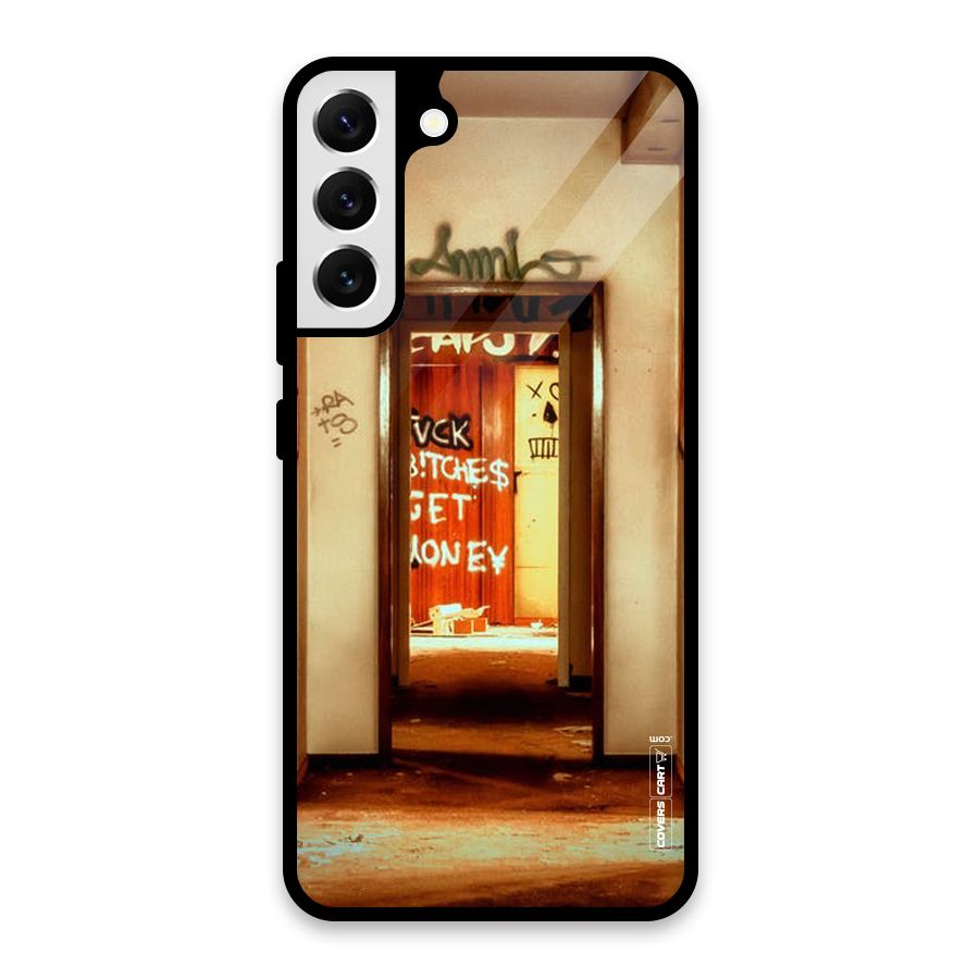 Grafitty Door Glass Back Case for Galaxy S22 Plus 5G