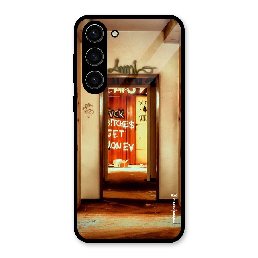 Grafitty Door Glass Back Case for Galaxy S23 Plus