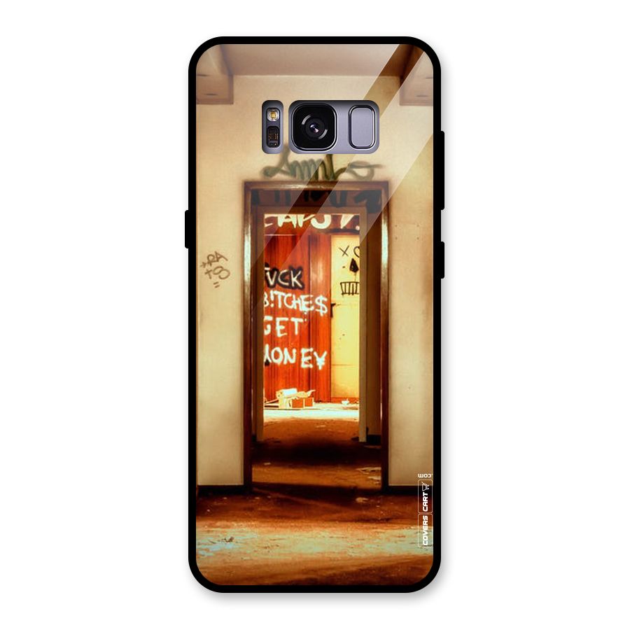 Grafitty Door Glass Back Case for Galaxy S8