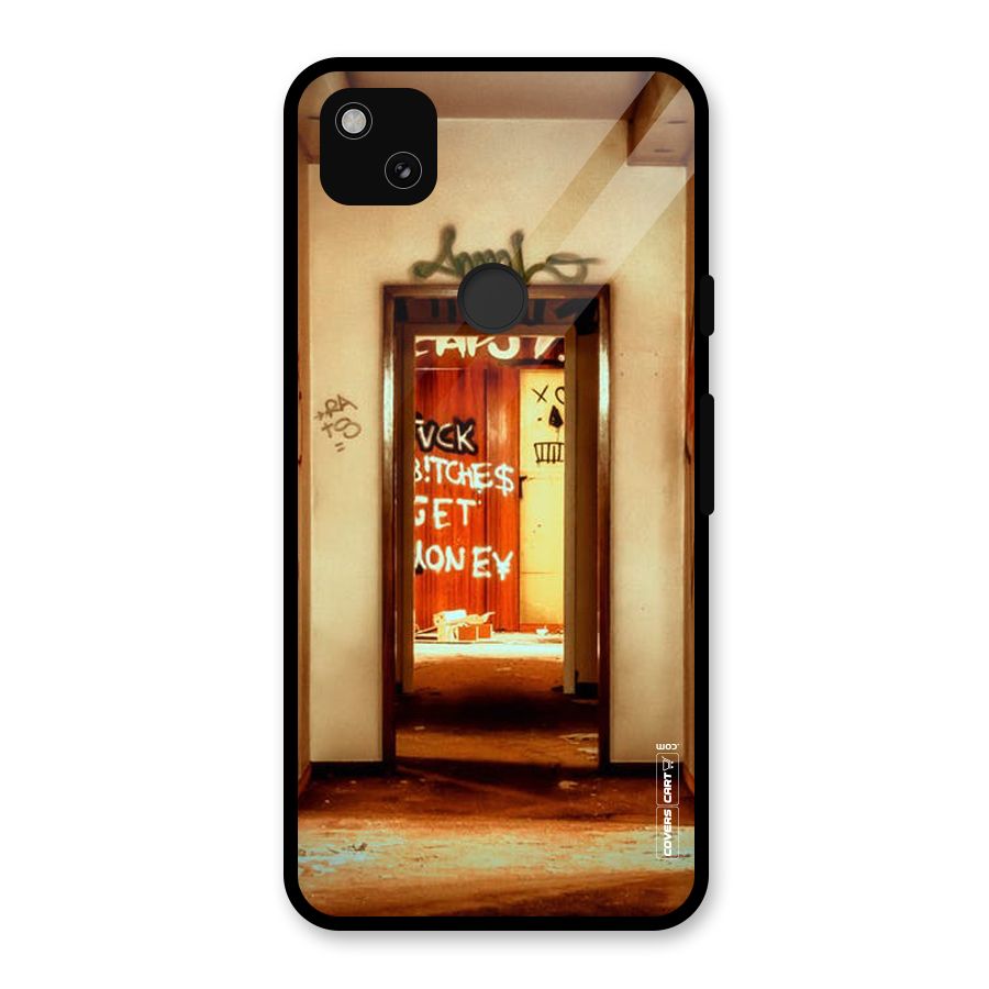 Grafitty Door Glass Back Case for Google Pixel 4a
