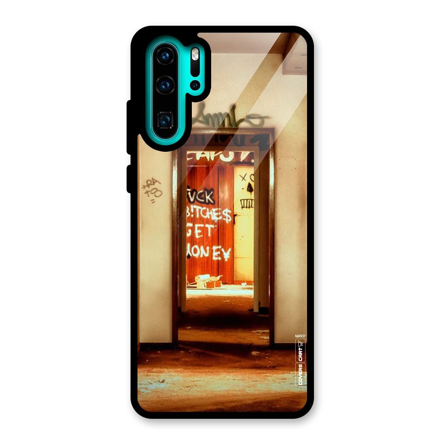 Grafitty Door Glass Back Case for Huawei P30 Pro