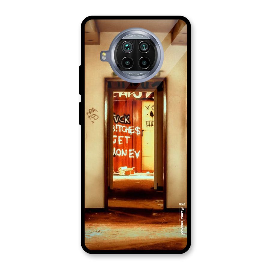 Grafitty Door Glass Back Case for Mi 10i