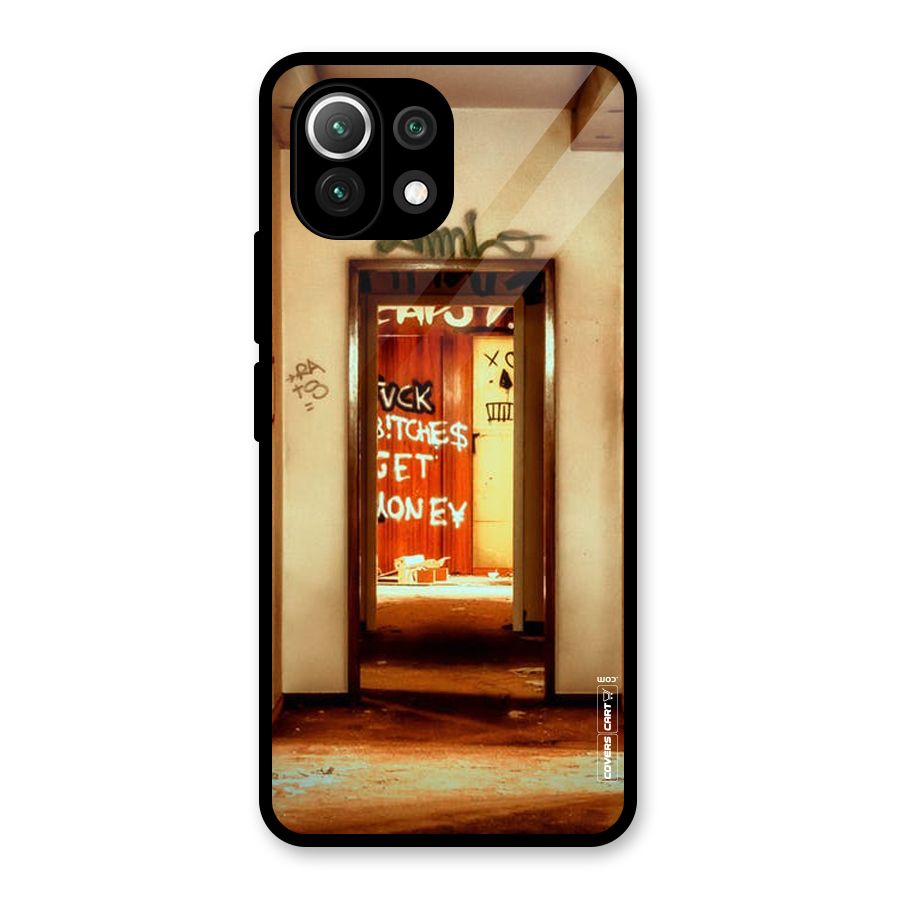 Grafitty Door Glass Back Case for Mi 11 Lite NE 5G