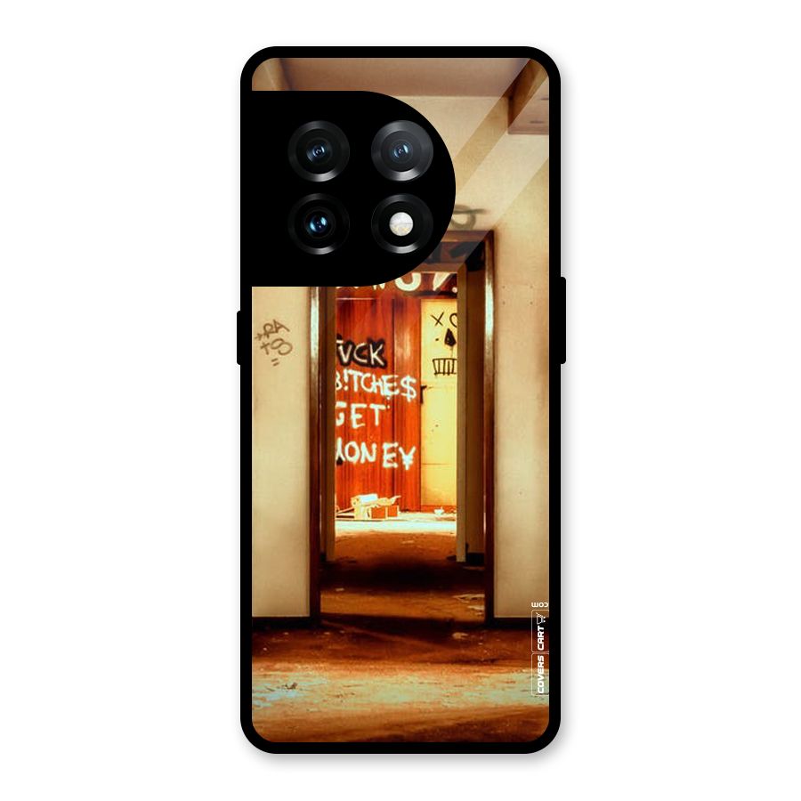 Grafitty Door Glass Back Case for OnePlus 11