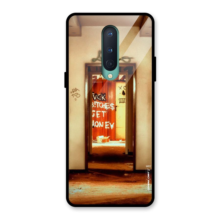 Grafitty Door Glass Back Case for OnePlus 8