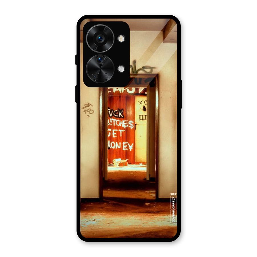 Grafitty Door Glass Back Case for OnePlus Nord 2T