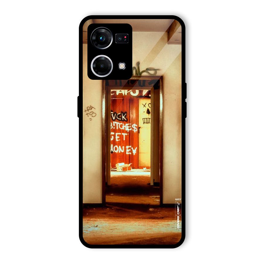 Grafitty Door Glass Back Case for Oppo F21s Pro 4G