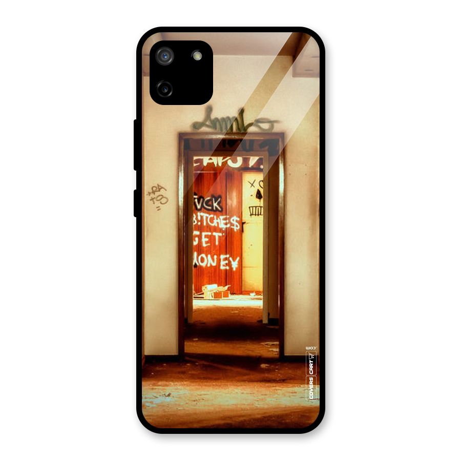Grafitty Door Glass Back Case for Realme C11