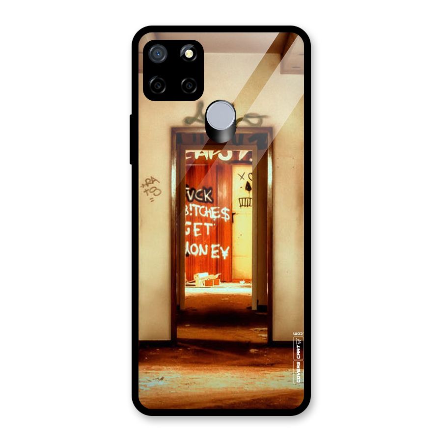 Grafitty Door Glass Back Case for Realme C12