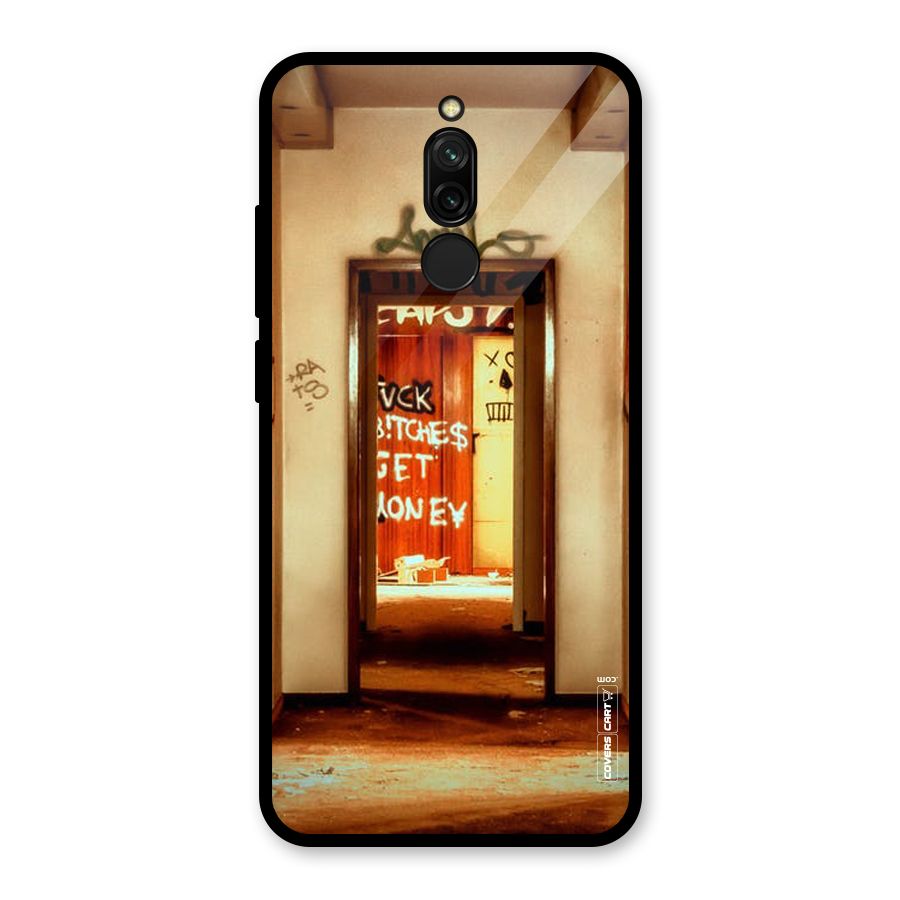 Grafitty Door Glass Back Case for Redmi 8