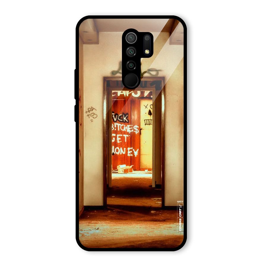 Grafitty Door Glass Back Case for Redmi 9 Prime