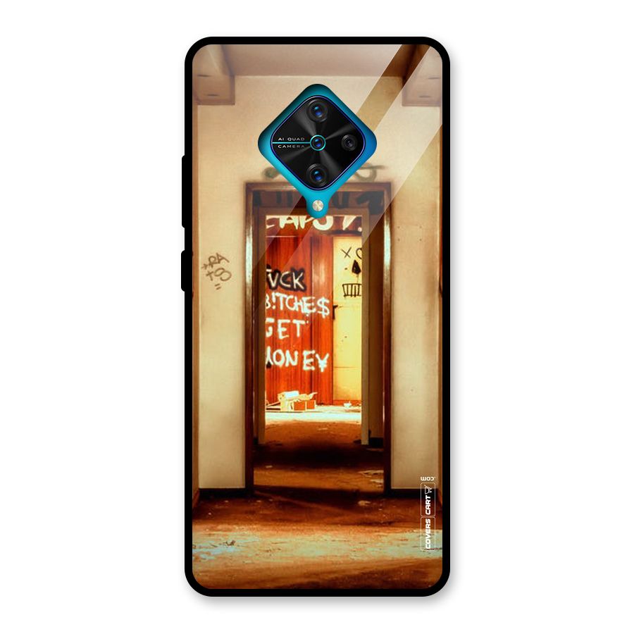 Grafitty Door Glass Back Case for Vivo S1 Pro