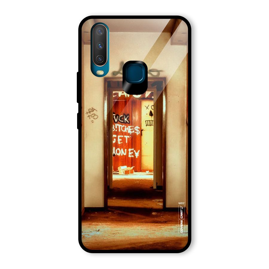 Grafitty Door Glass Back Case for Vivo U10
