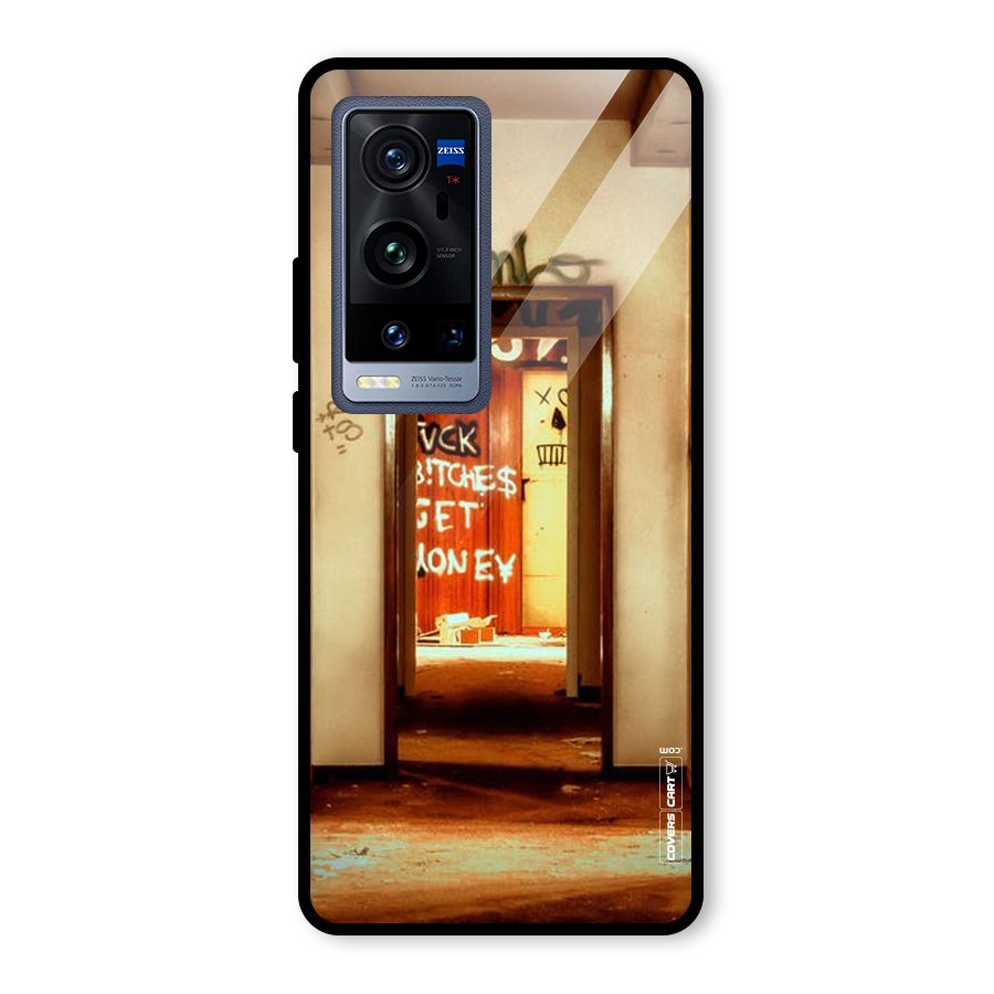 Grafitty Door Glass Back Case for Vivo X60 Pro Plus