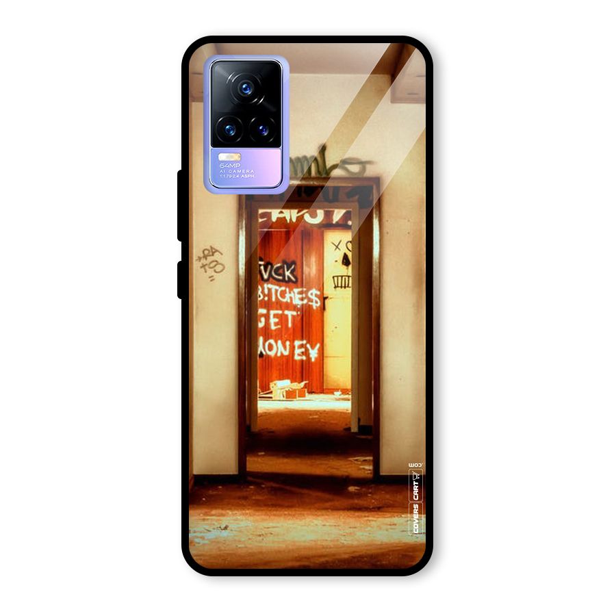 Grafitty Door Glass Back Case for Vivo Y73