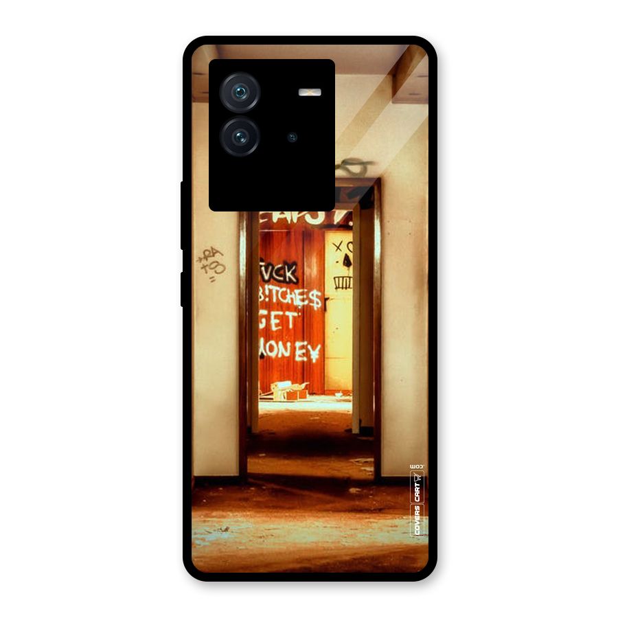 Grafitty Door Glass Back Case for Vivo iQOO Neo 6 5G