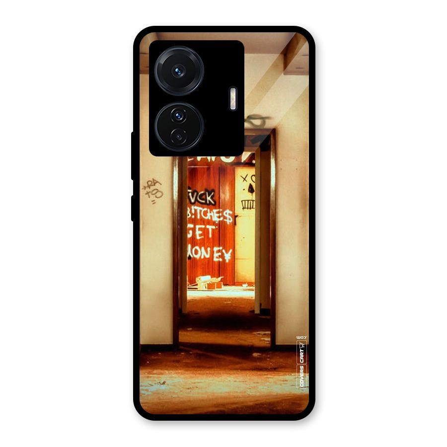 Grafitty Door Glass Back Case for Vivo iQOO Z6 Pro