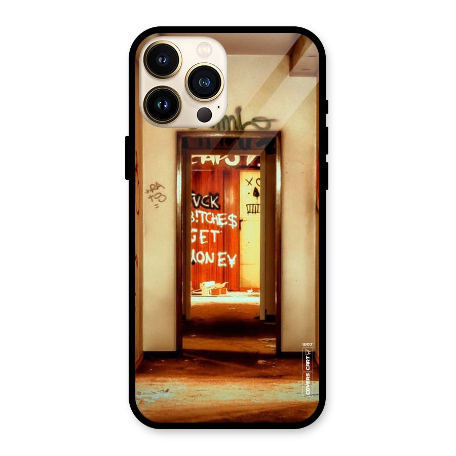 Grafitty Door Glass Back Case for iPhone 13 Pro Max