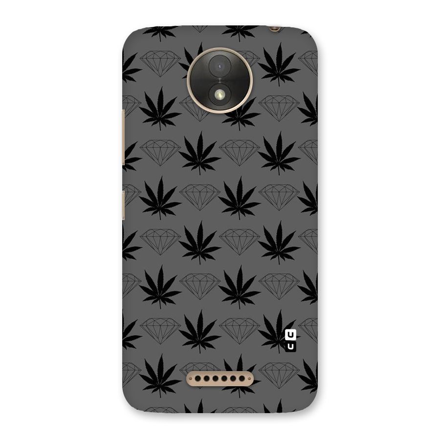 Grass Diamond Back Case for Moto C Plus