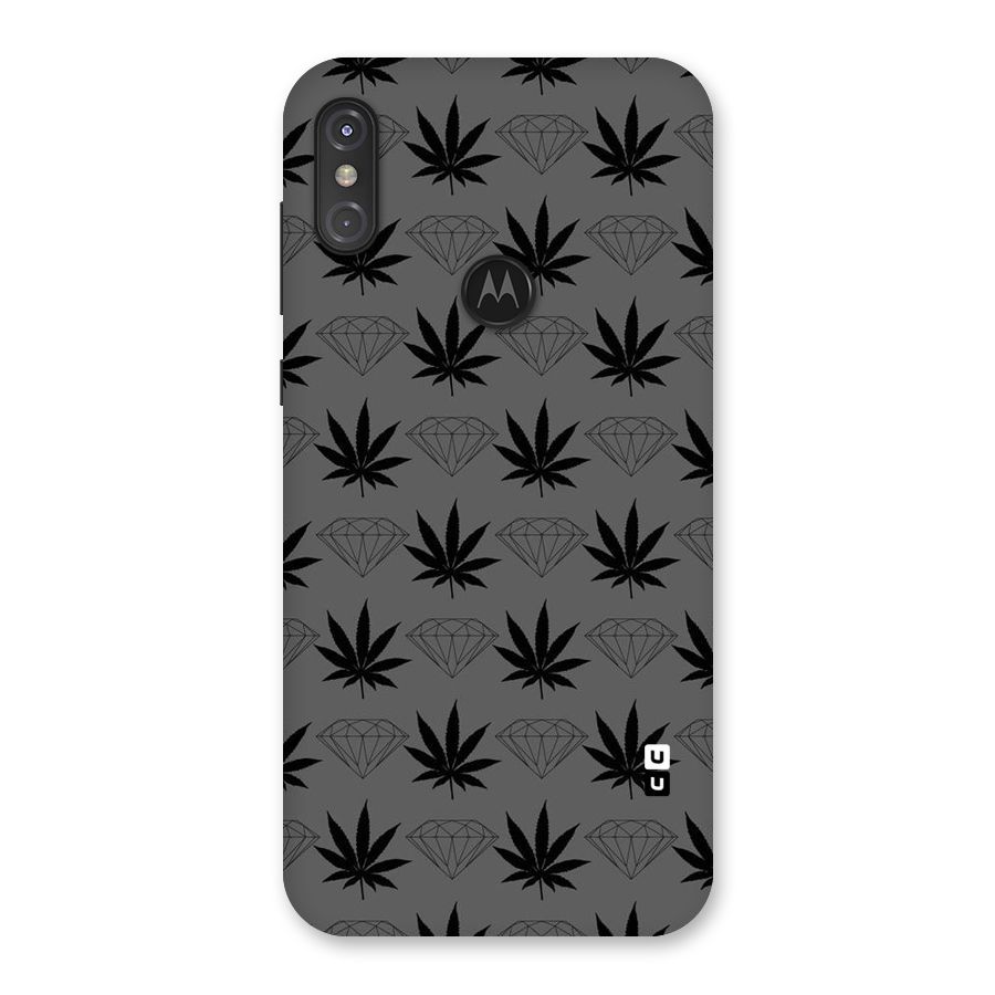 Grass Diamond Back Case for Motorola One Power
