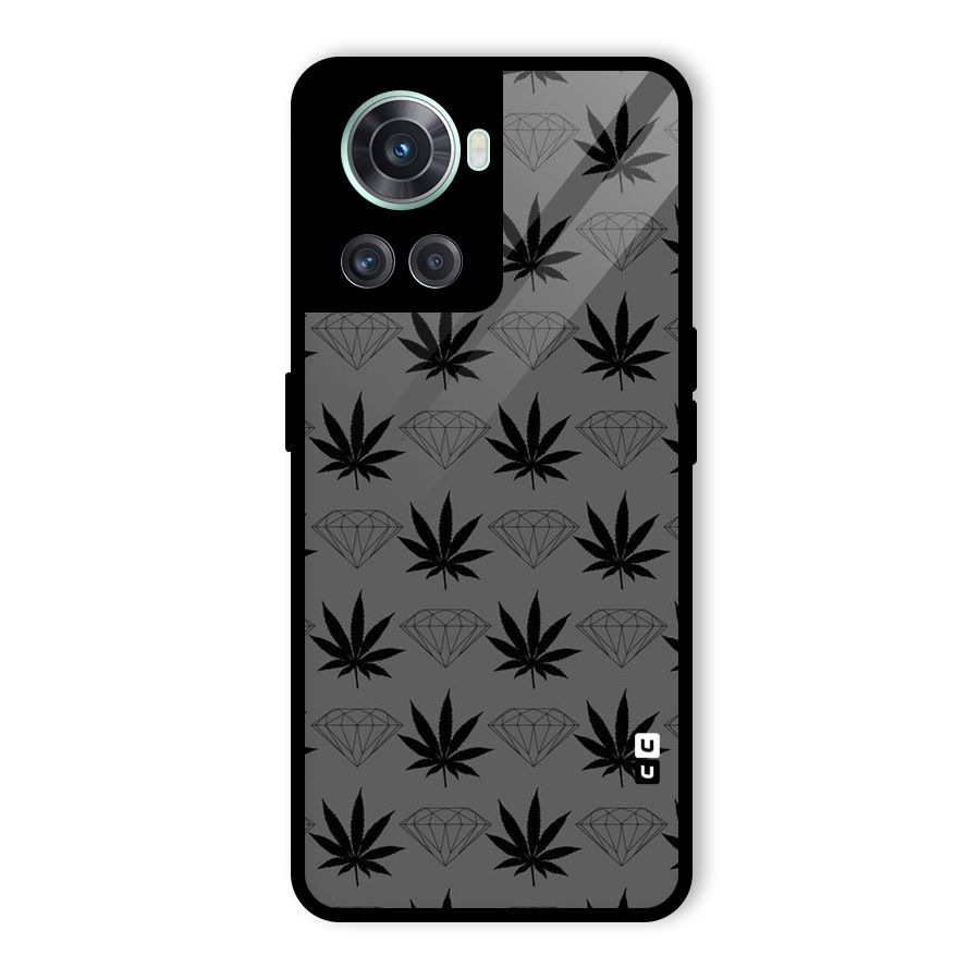 Grass Diamond Glass Back Case for OnePlus 10R