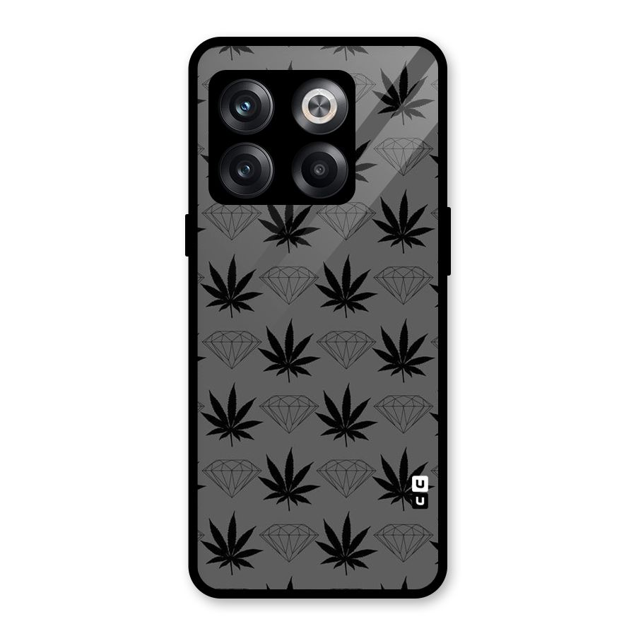 Grass Diamond Glass Back Case for OnePlus 10T