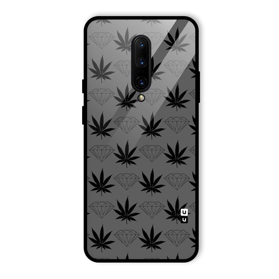 Grass Diamond Glass Back Case for OnePlus 7 Pro