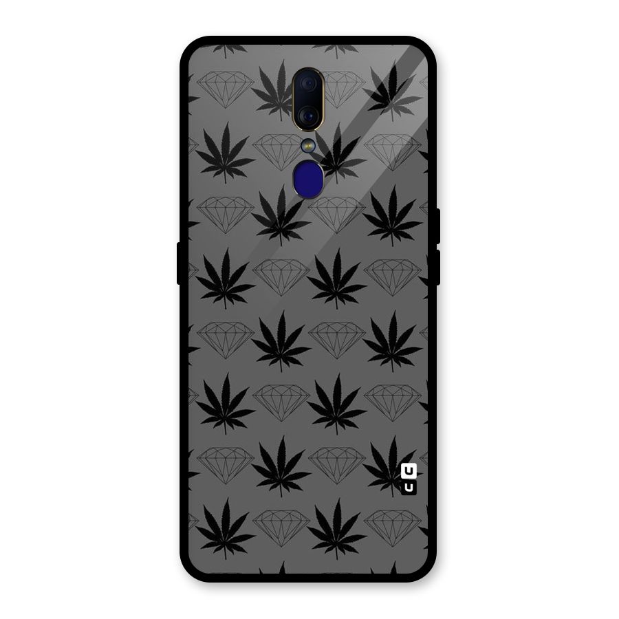 Grass Diamond Glass Back Case for Oppo F11