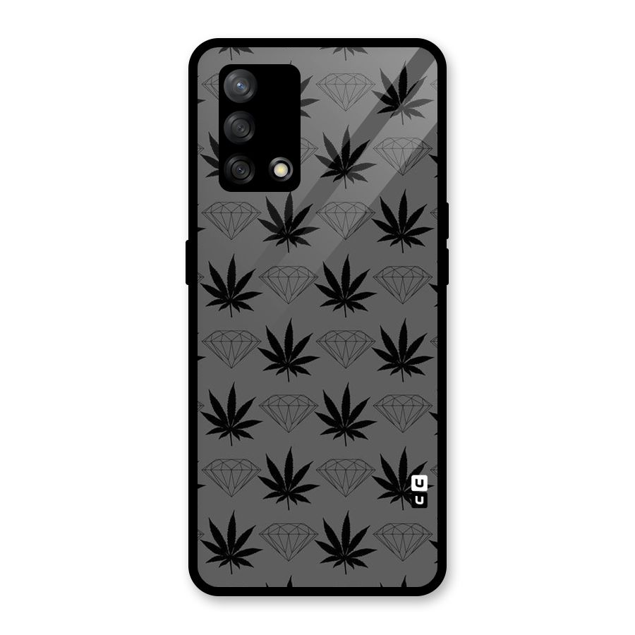 Grass Diamond Glass Back Case for Oppo F19