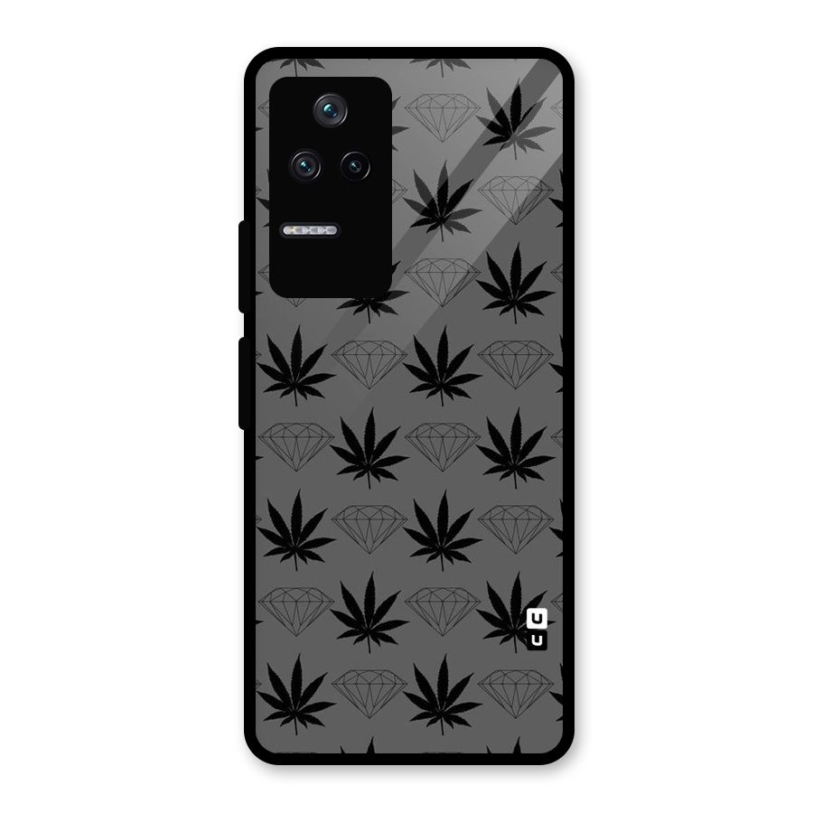 Grass Diamond Glass Back Case for Poco F4 5G