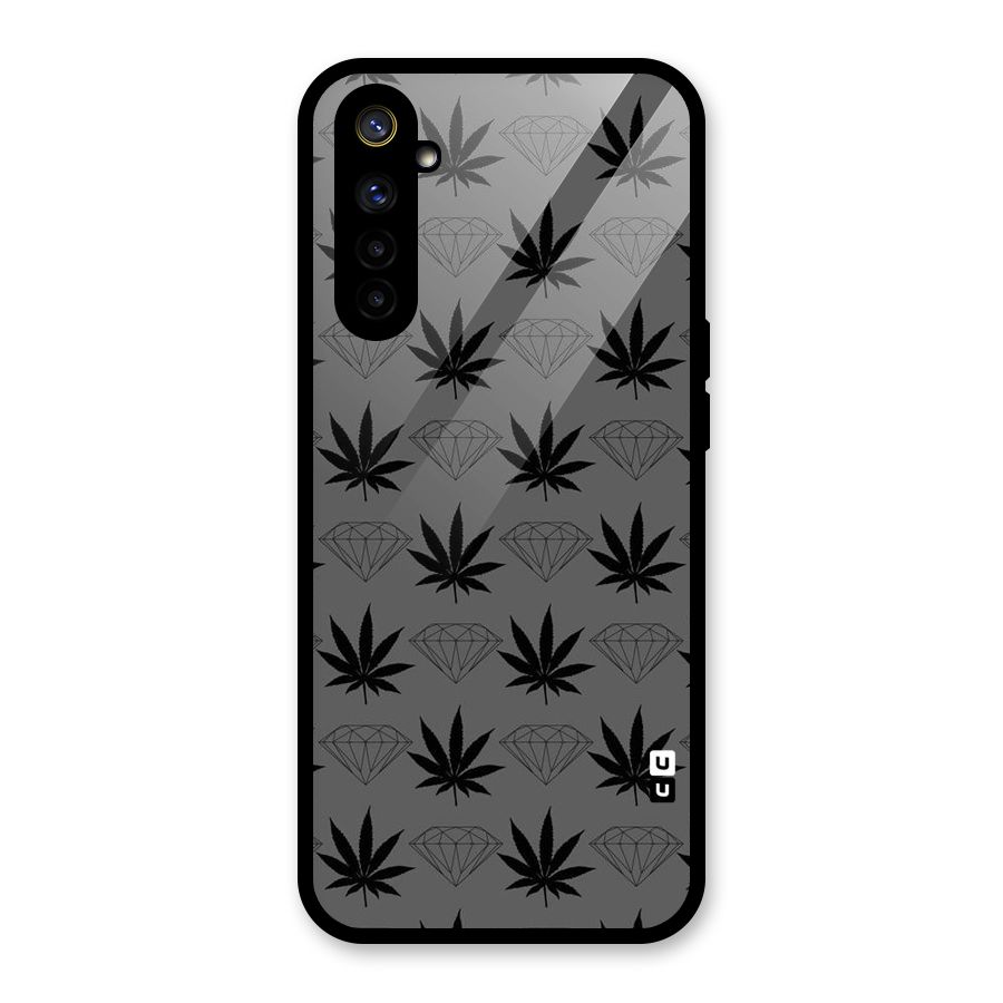 Grass Diamond Glass Back Case for Realme 6i