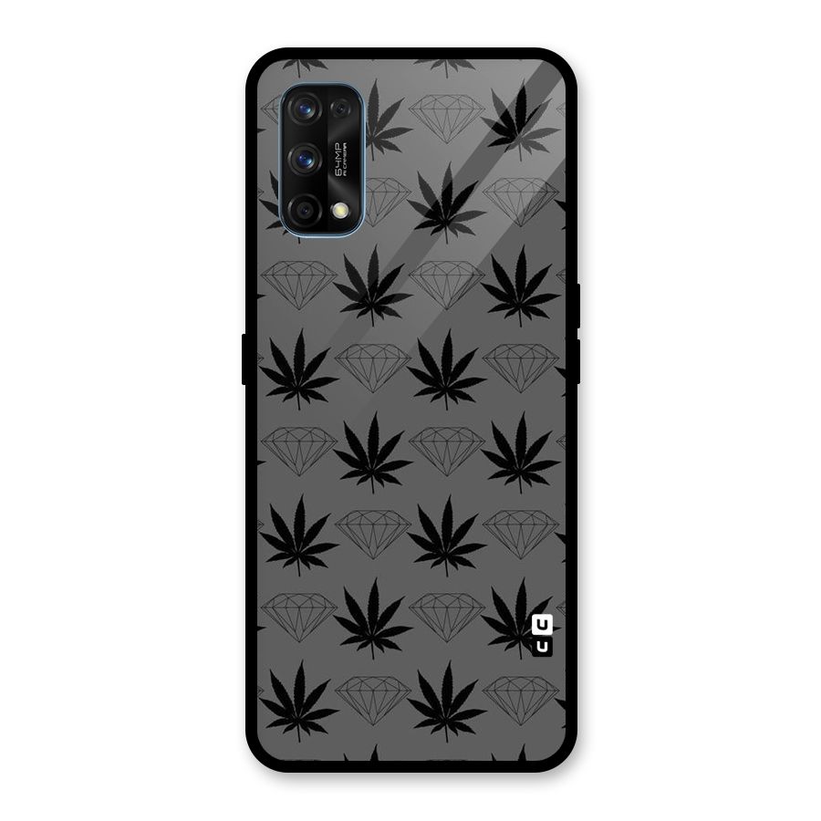 Grass Diamond Glass Back Case for Realme 7 Pro