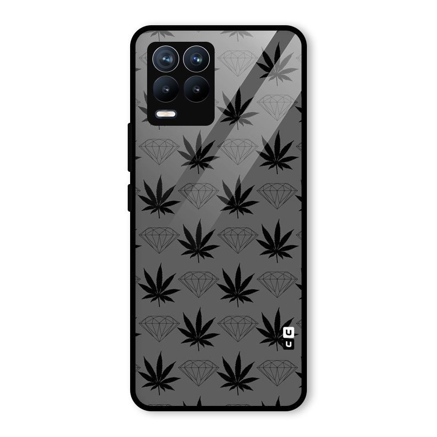 Grass Diamond Glass Back Case for Realme 8