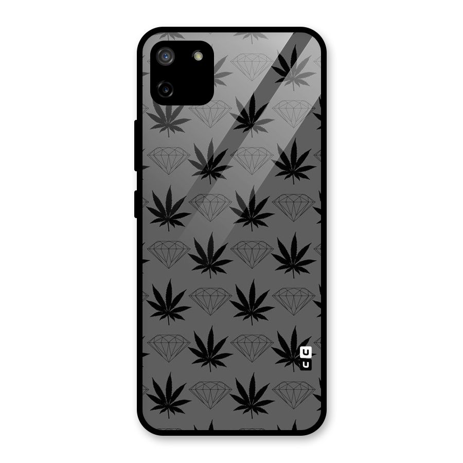Grass Diamond Glass Back Case for Realme C11