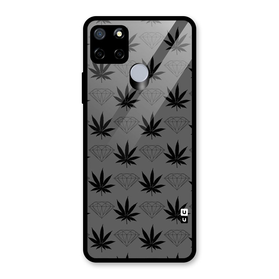 Grass Diamond Glass Back Case for Realme Narzo 20