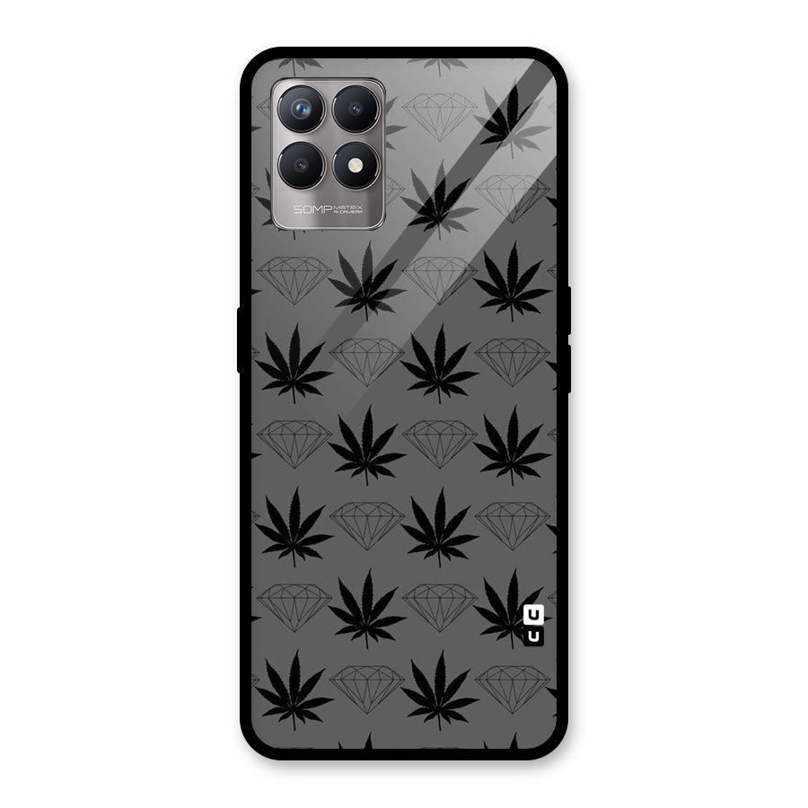 Grass Diamond Glass Back Case for Realme Narzo 50