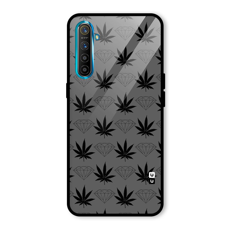 Grass Diamond Glass Back Case for Realme X2