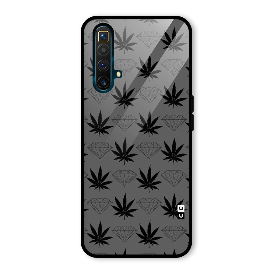 Grass Diamond Glass Back Case for Realme X3